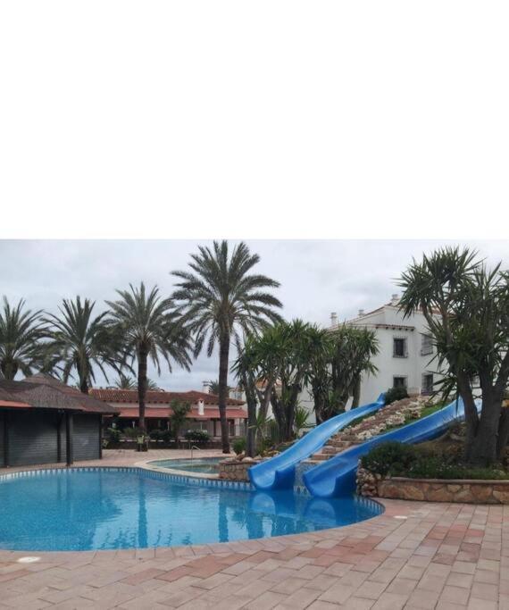 En Denia, Urbanizacion El Palmar Con Piscina, Toboganes Y Chiringuito Apartment Exterior photo